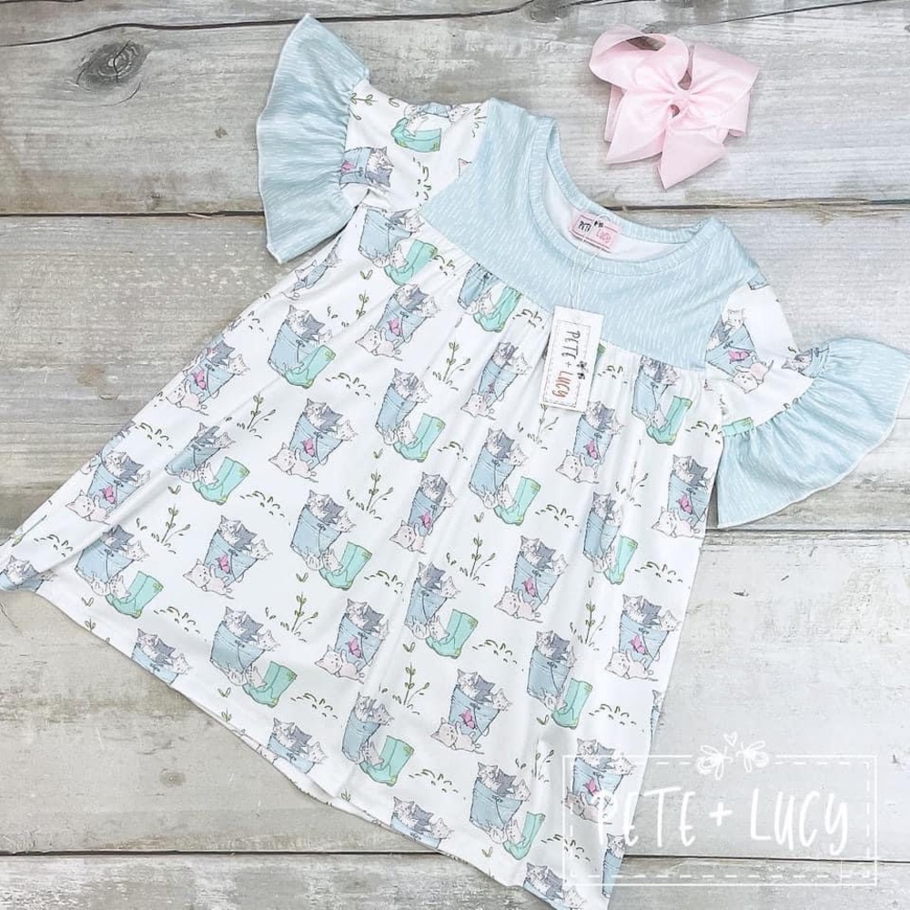 Girls Kitty Dress 4T NWT